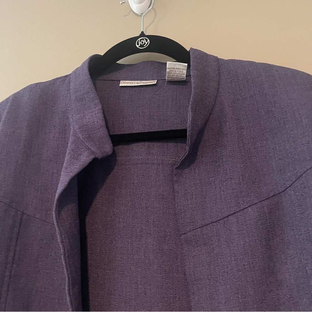 Drapers & Damon’s purple Blazer, 1X, UGC - Picture 9 of 10